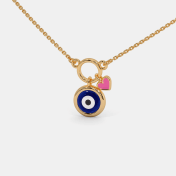 The Protecter Evil Eye Kids Necklace - thumb 1