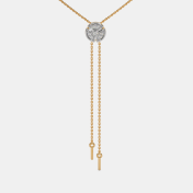The Flowing Diamonds Pendant Necklace - thumb 4