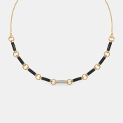 The Sable Black Collar Necklace - thumb 1