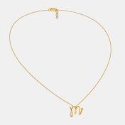 The Cursive M Necklace - thumb 6