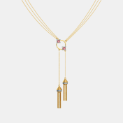 The Twin Tassel Necklace - thumb 5